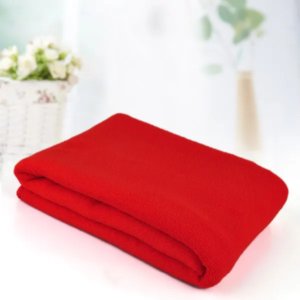 Hot Sell Large Size Absorbent Microfiber Fleece Bath Towel Shower Spa Simple 70*140cm