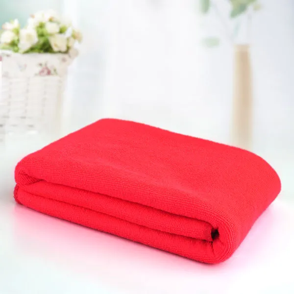 Hot Sell Large Size Absorbent Microfiber Fleece Bath Towel Shower Spa Simple 70*140cm
