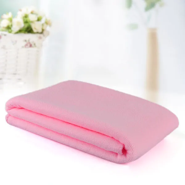 Hot Sell Large Size Absorbent Microfiber Fleece Bath Towel Shower Spa Simple 70*140cm