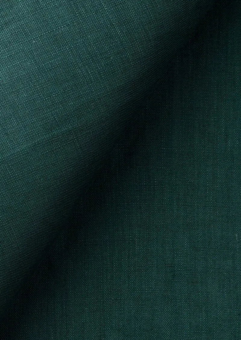 Hudson Phthalo Green Linen Jacket