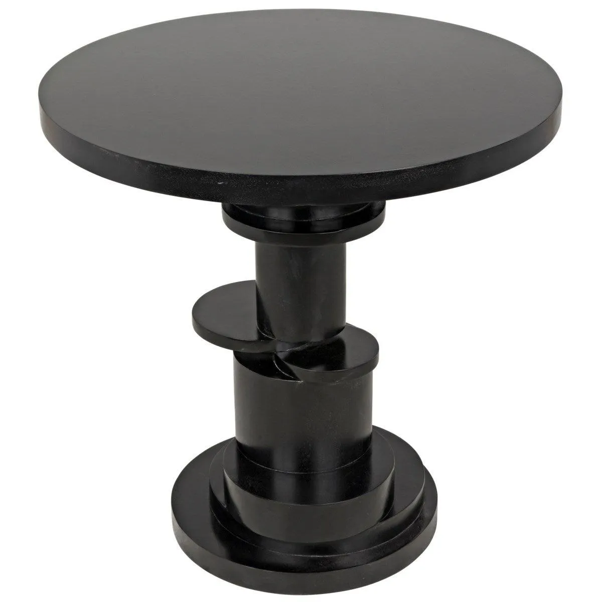 Hugo Side Table, Hand Rubbed Black