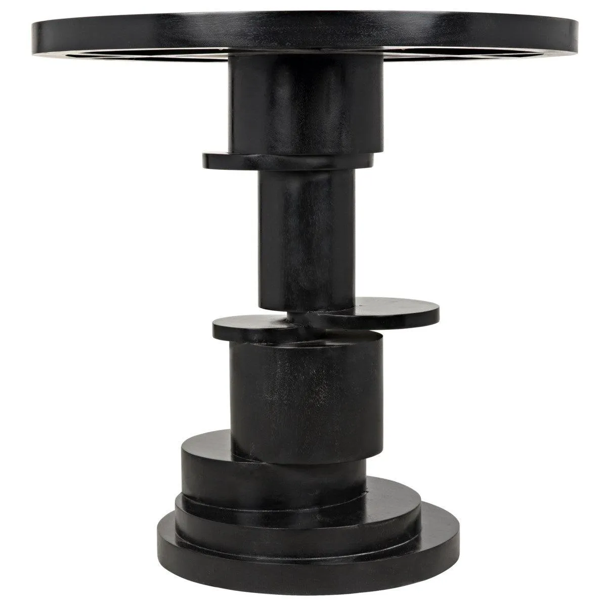 Hugo Side Table, Hand Rubbed Black