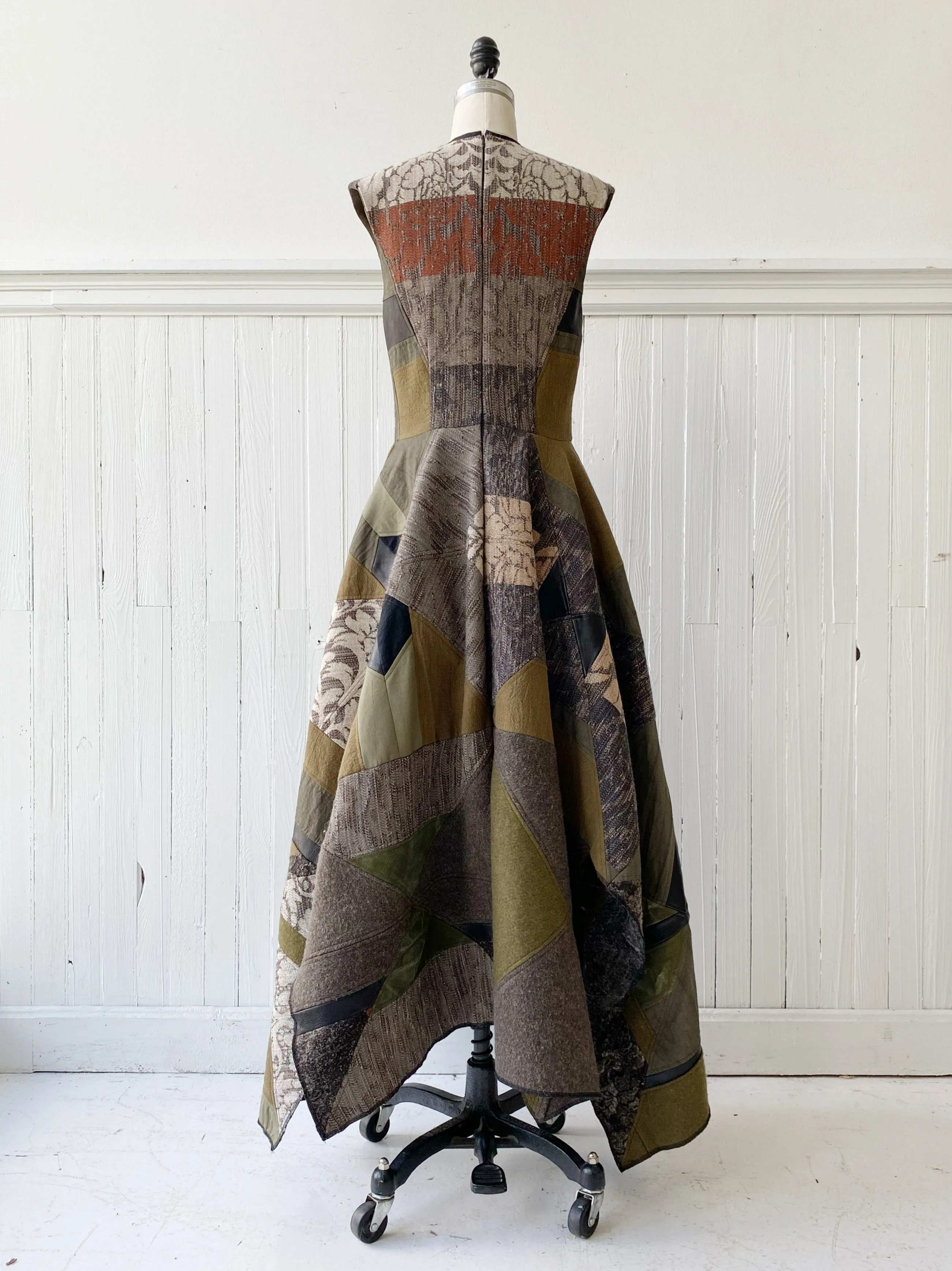 Hyde Hall patchwork dress