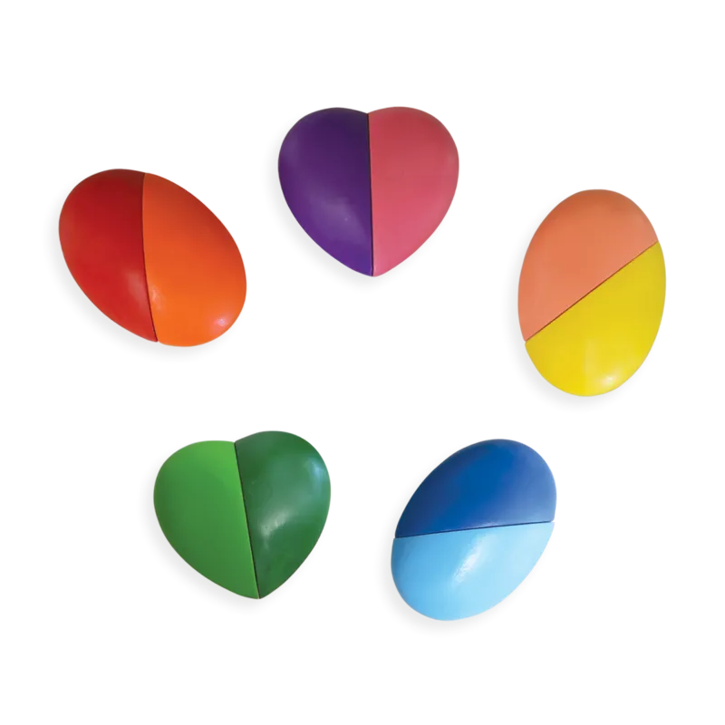 I Heart Erasable Crayons - Set of 6