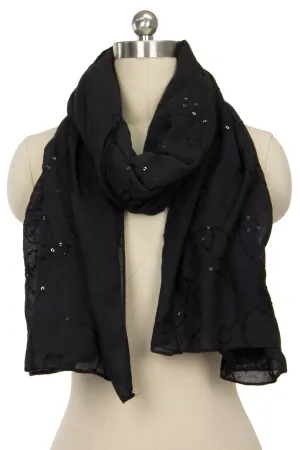 Ines Embroidered Scarf