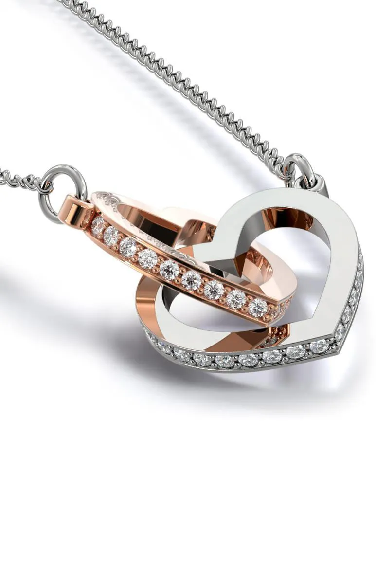 Interlocking Hearts Pendant