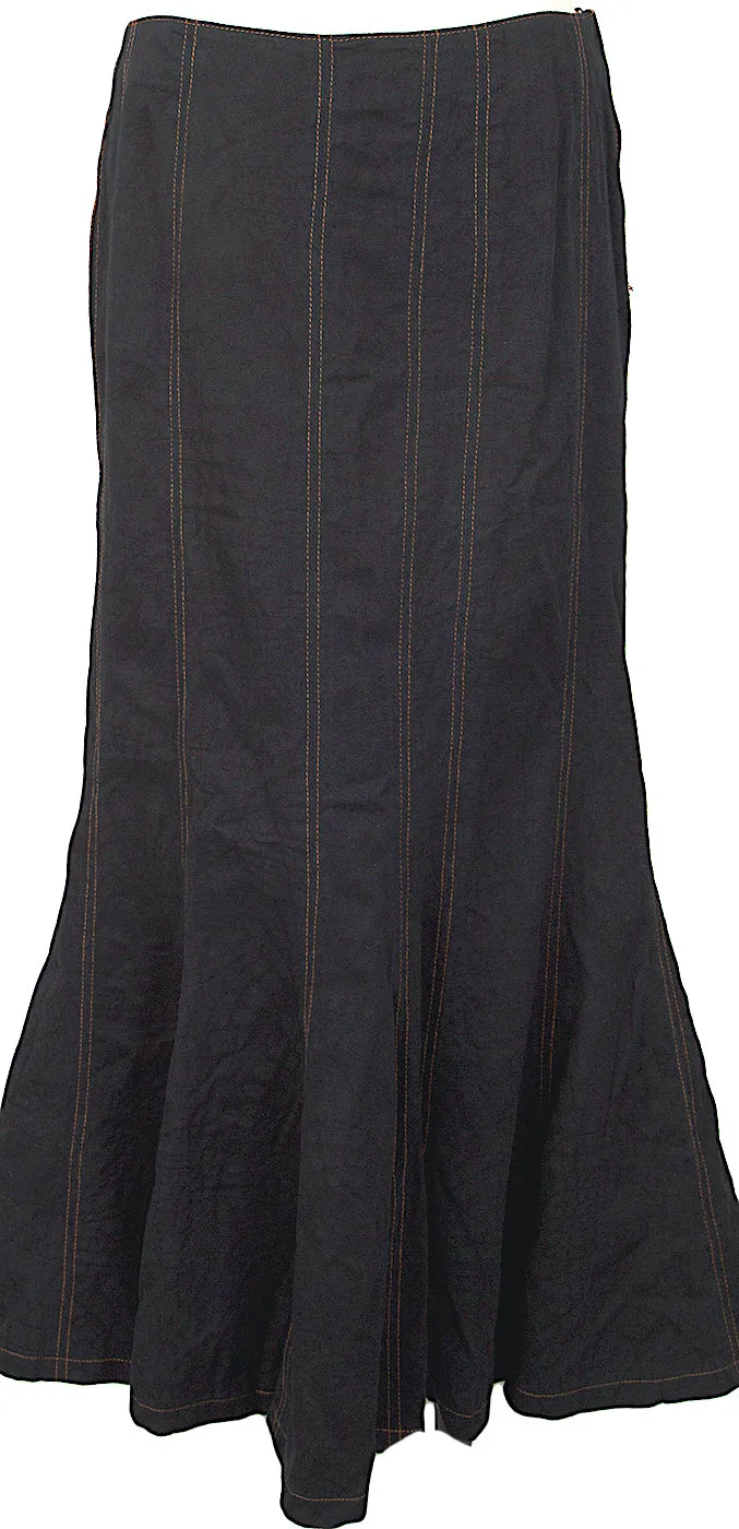 Jean-Paul GAULTIER Paris. Stitch Jacquard Skirt Black