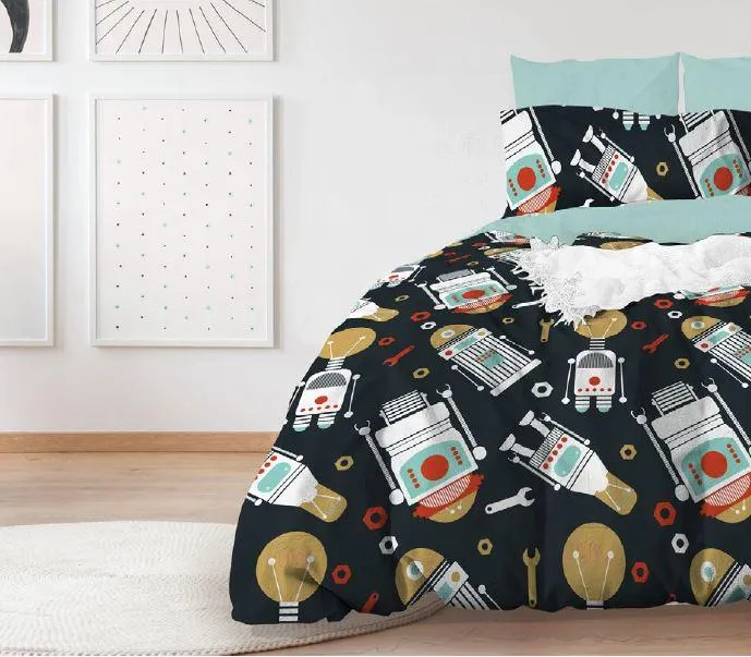 Jelly Bean GLOW ROBO Quilt Cover Set