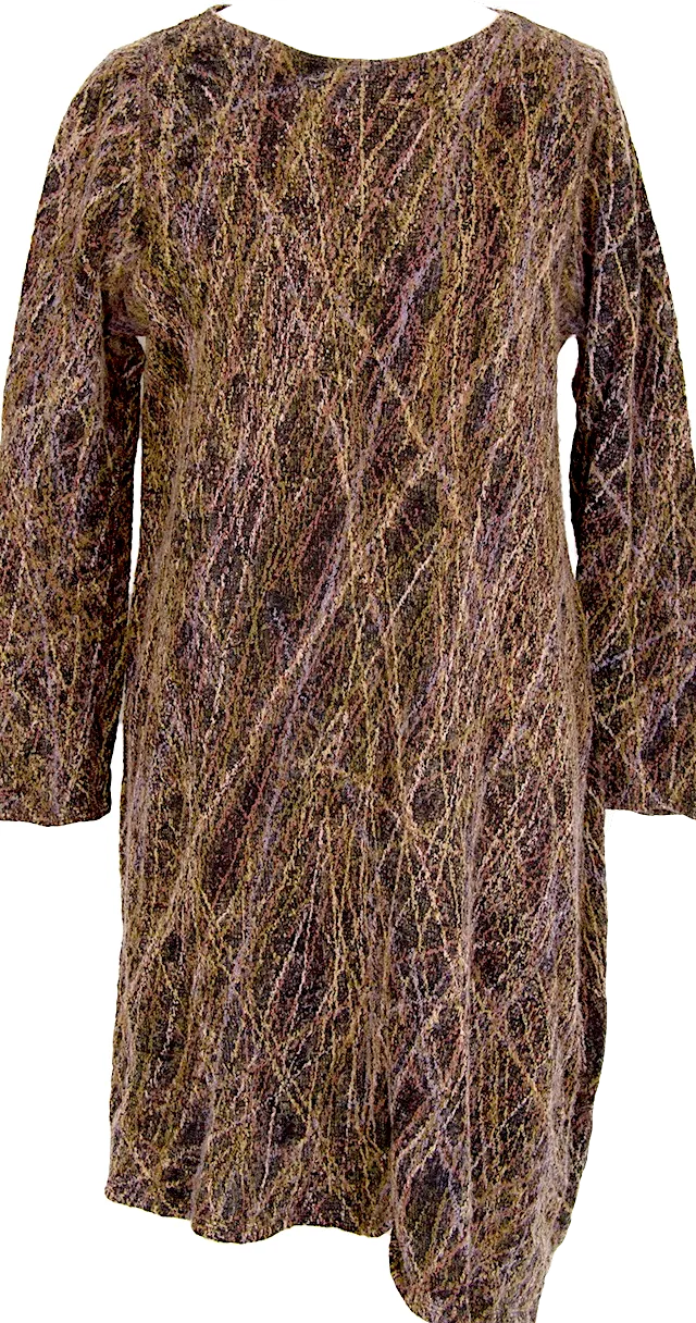 JURGEN LEHL Jacquard Design Tunic Dress