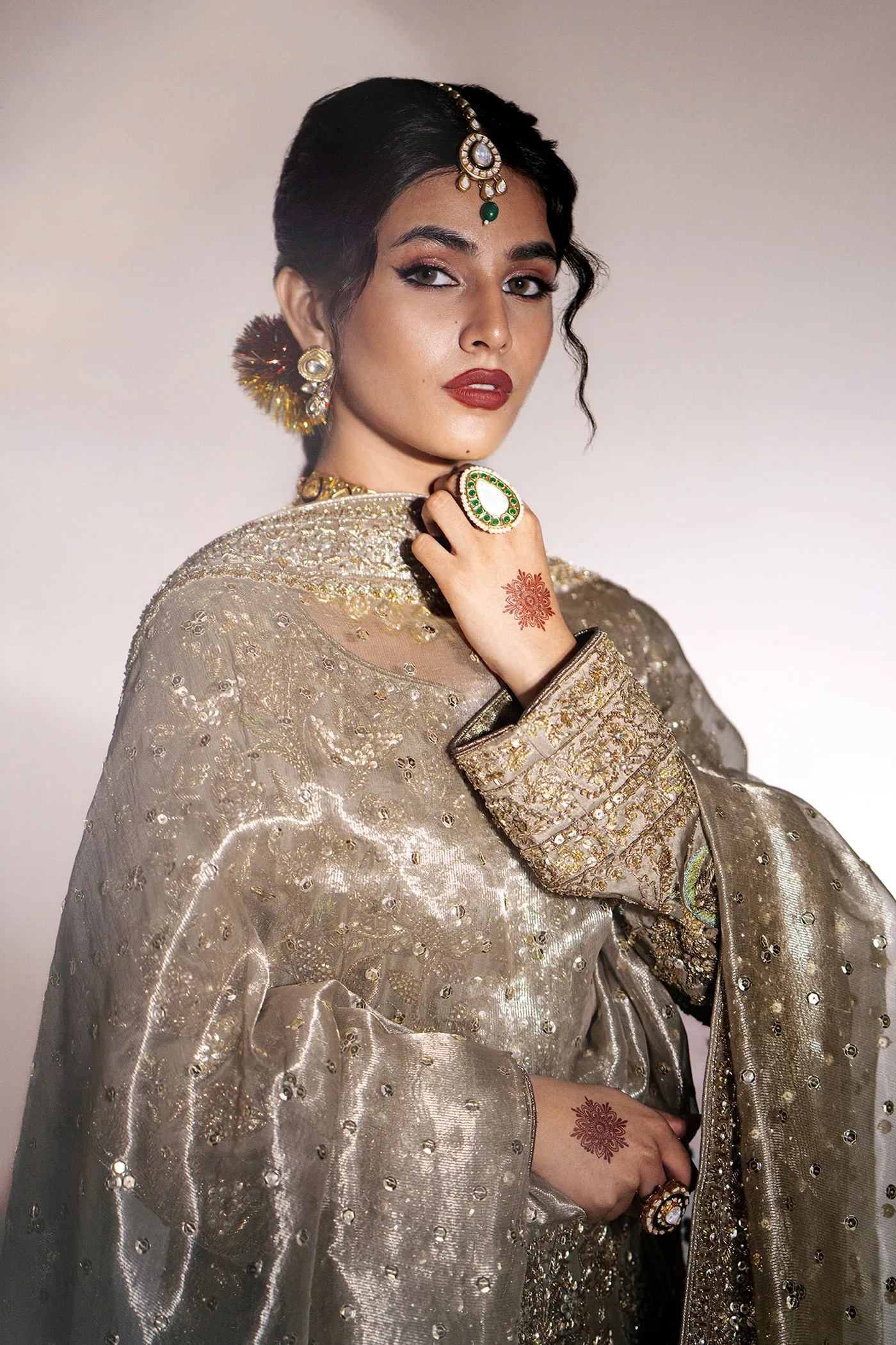 Kameez Trouser Dupatta Royal Pakistani Wedding Dress