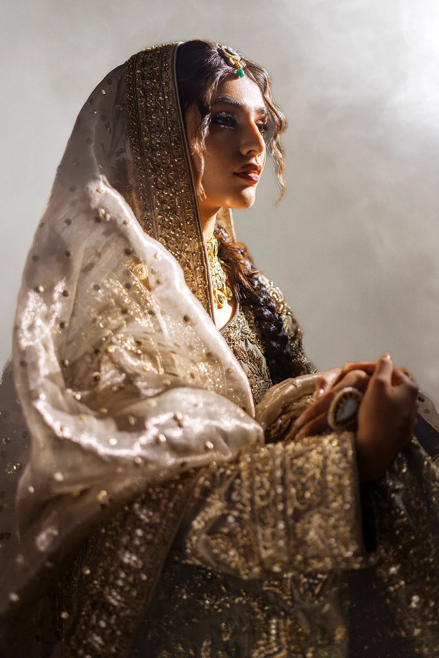 Kameez Trouser Dupatta Royal Pakistani Wedding Dress