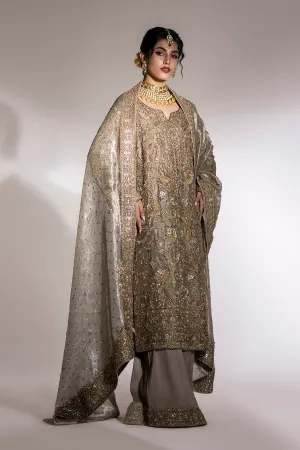 Kameez Trouser Dupatta Royal Pakistani Wedding Dress