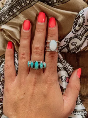 Kingman Diamond Spaced Ring
