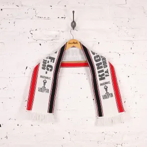 Kingstonian FC FA Trophy Final Football Scarf - White - One Size