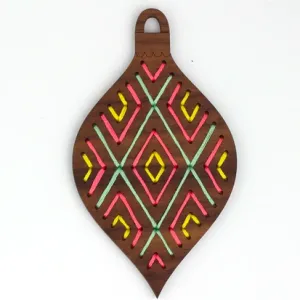Kiriki Press Stitched Ornament Kit - Geometric