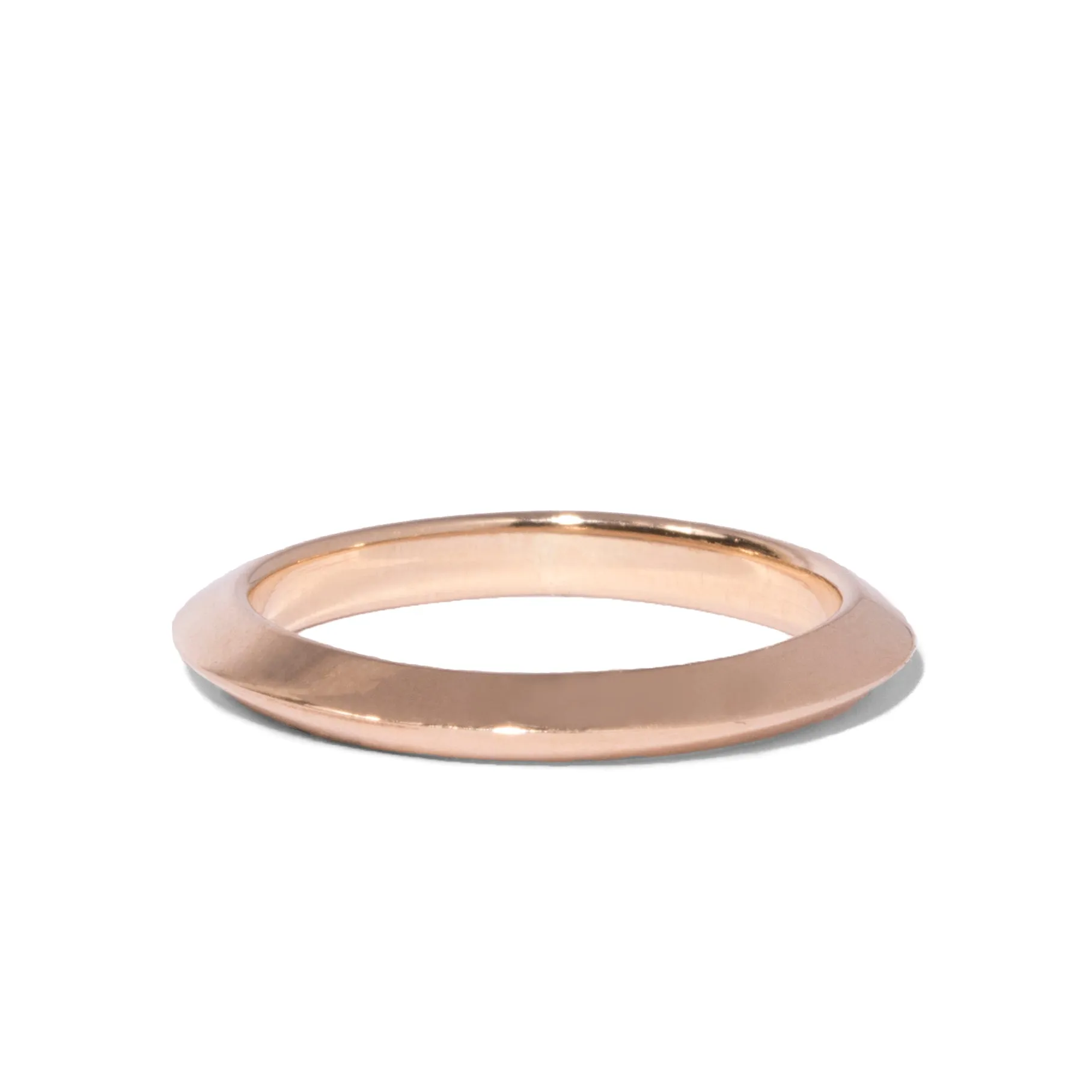 Knife Edge Single Precious Orbit Ring
