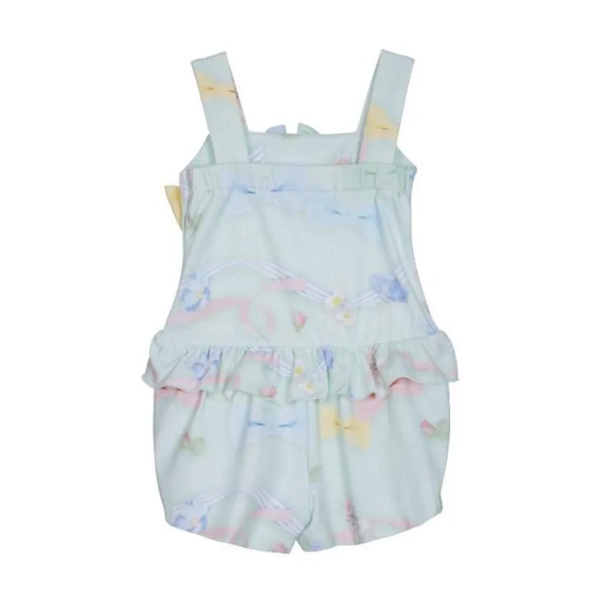 LAPIN HOUSE PASTEL BOW PLAYSUIT