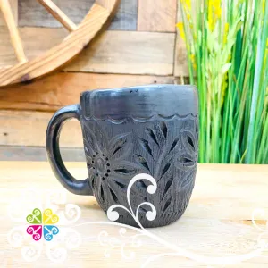 Large Calado Mug - Barro Negro Oaxaca