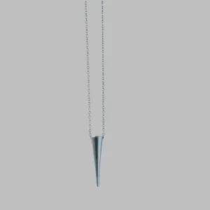 Large Sterling Silver Spike Necklace / Ready to ship