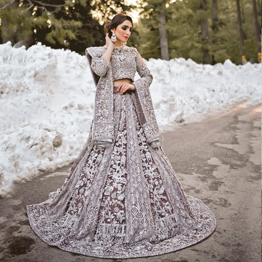 Latest Embellished Lehenga Choli and Dupatta #BS896