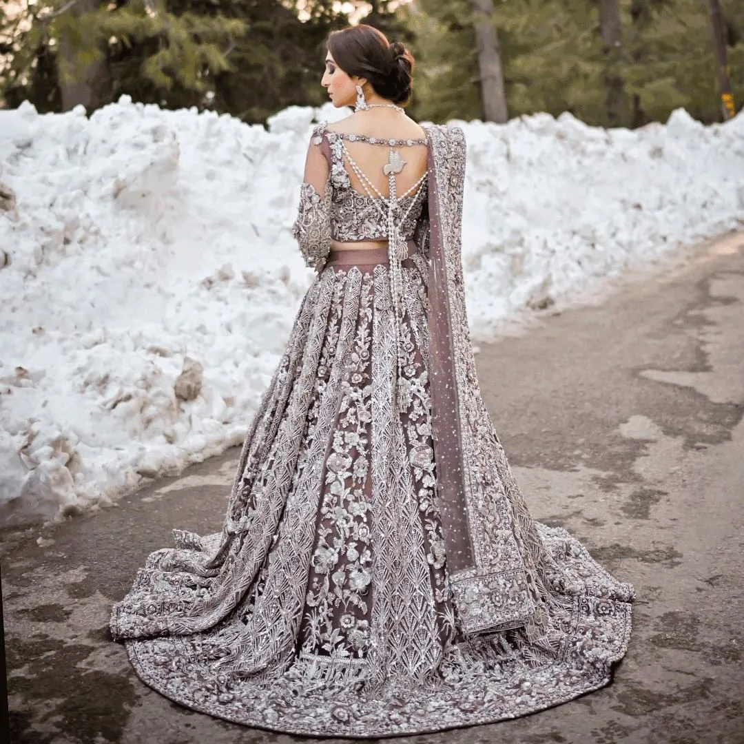 Latest Embellished Lehenga Choli and Dupatta #BS896