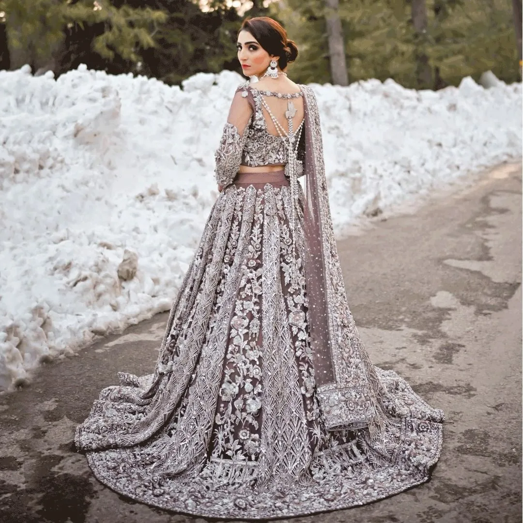 Latest Embellished Lehenga Choli and Dupatta #BS896