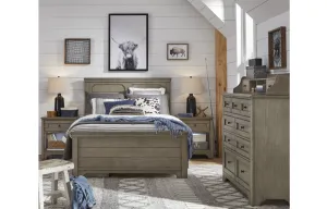 LC Kids Farm House Complete Mansion Bed, Twin 3/3