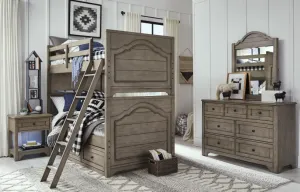 LC Kids Farm House Complete Twin over Twin Bunk