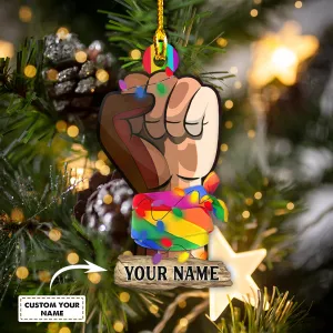 Lgbt - Custom Shaped Ornament