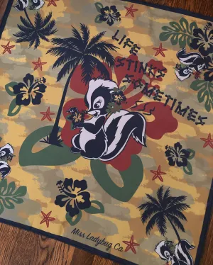LIFE STINKS SOMETIMES SKUNK SCARF