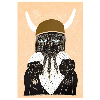 Lizzy - Viking Sailor' Art Print