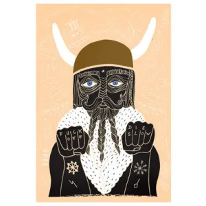 Lizzy - Viking Sailor' Art Print