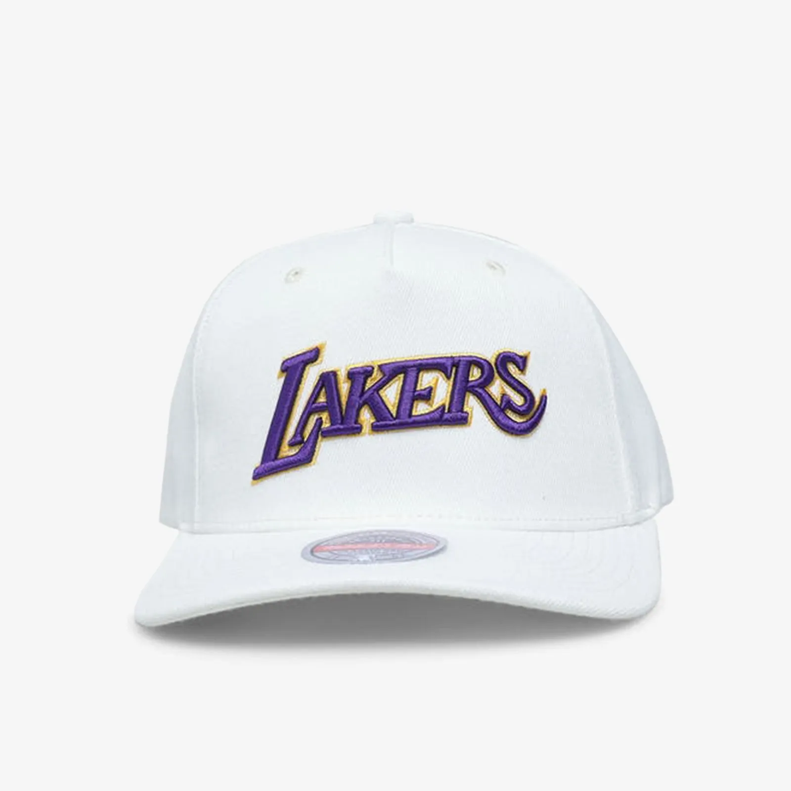 Los Angeles Lakers Vintage White Classic Redline Snapback