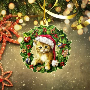 Love Cat - Shaped Ornament 09