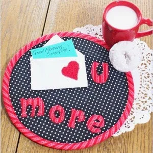 Love U More Snack Mat Sewing Pattern