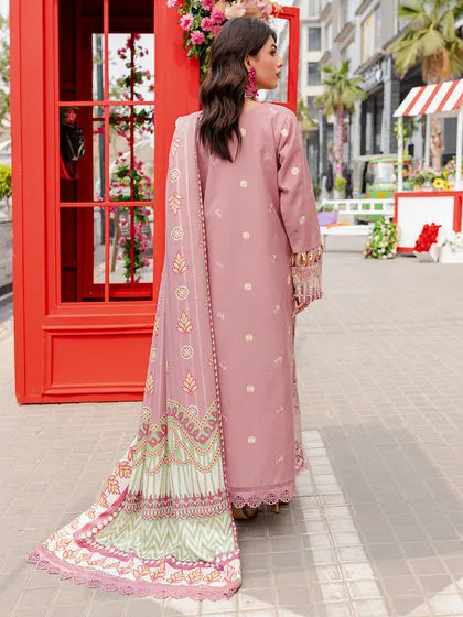 Luxury Baby Pink Embroidered Pakistani Salwar Kameez Dupatta Salwar Suit