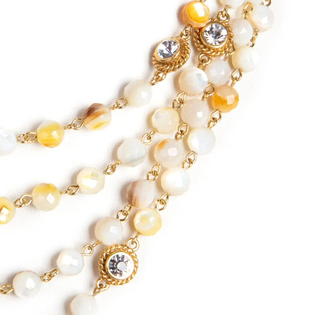 Magdalena - 6mm Semi-Precious Oyster Shell Beads All Medallions