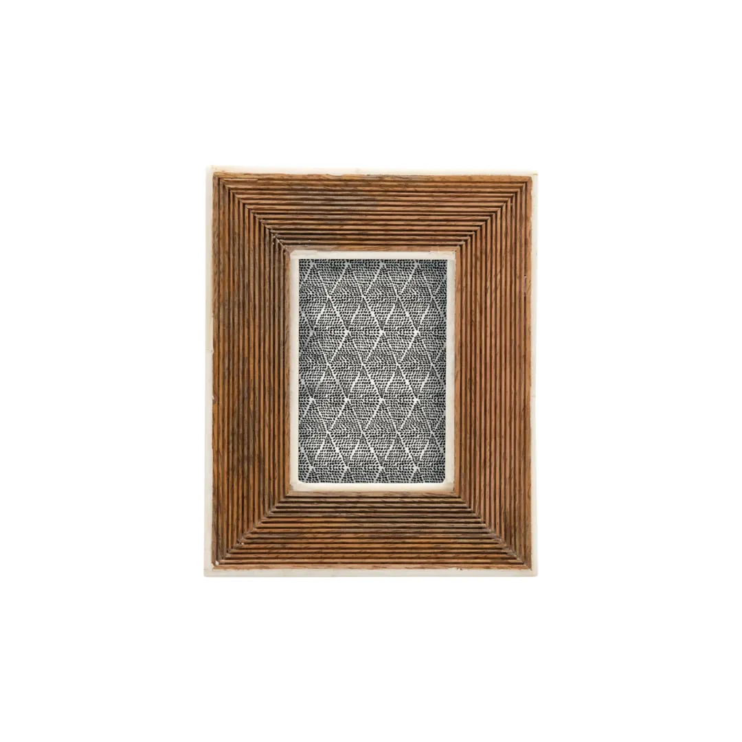 Mango Wood & Bone Frame
