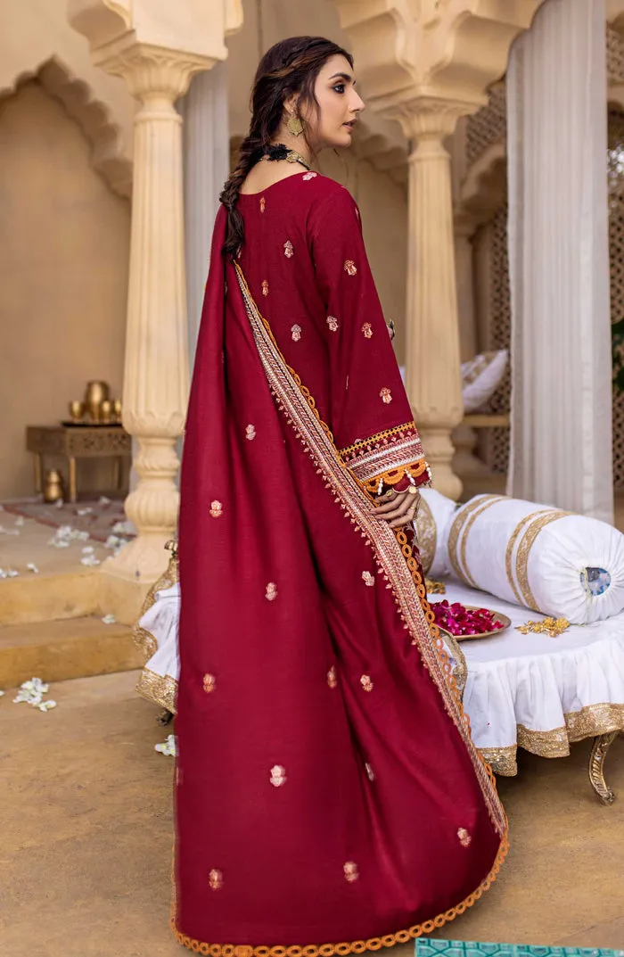 Maroon Red Embroidered Pakistani Salwar Kameez Dupatta Salwar Suit