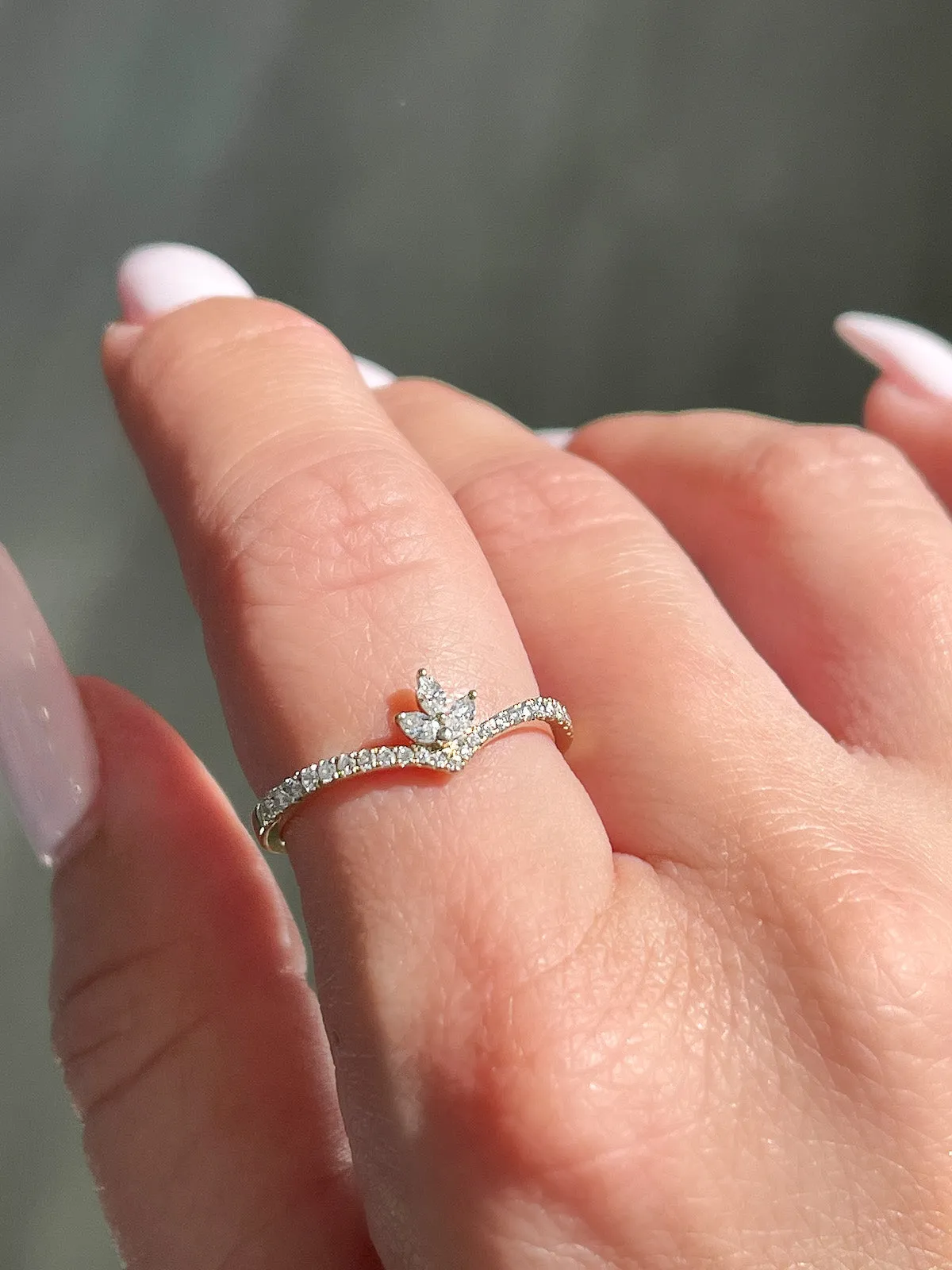 Marquise Trio Diamond Ring
