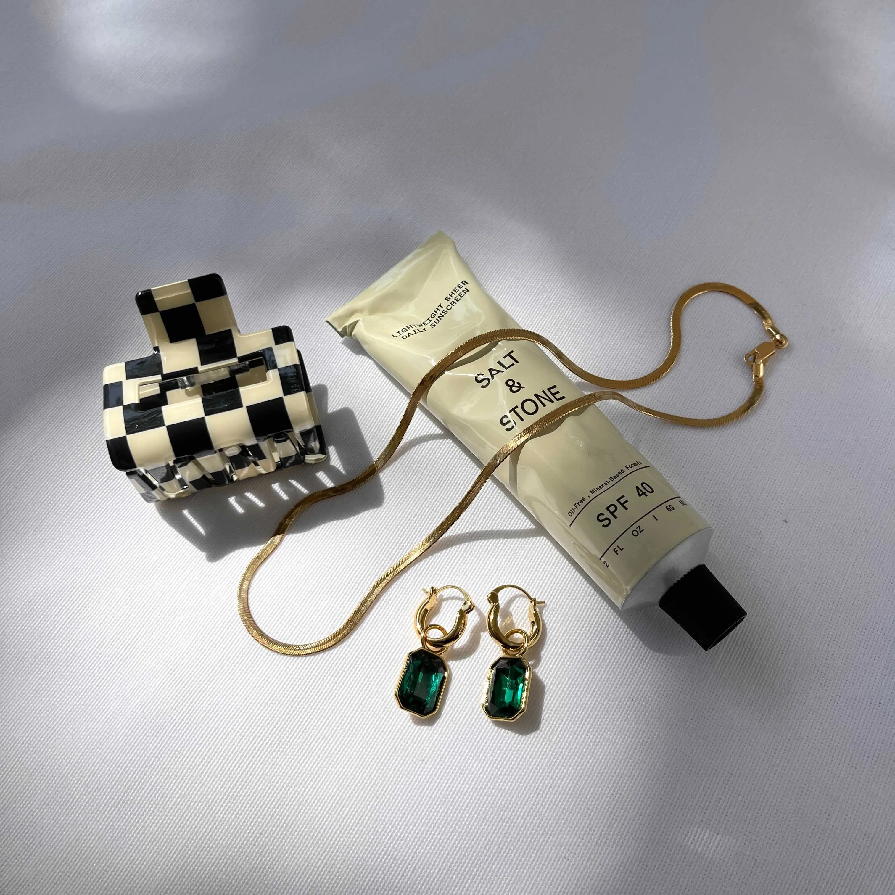 Marta Hair Clip (Check)