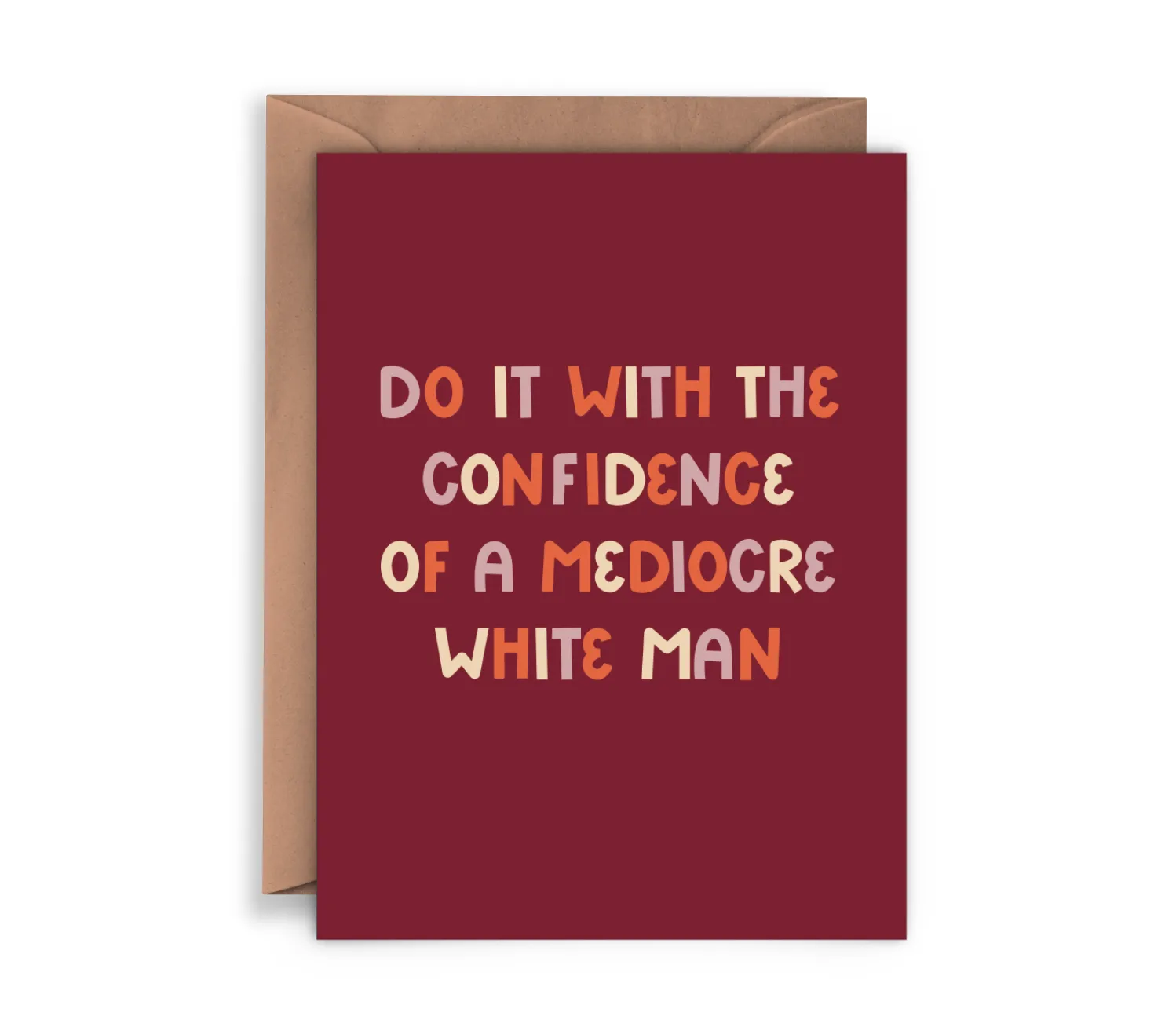 Mediocre White Man Feminist Card