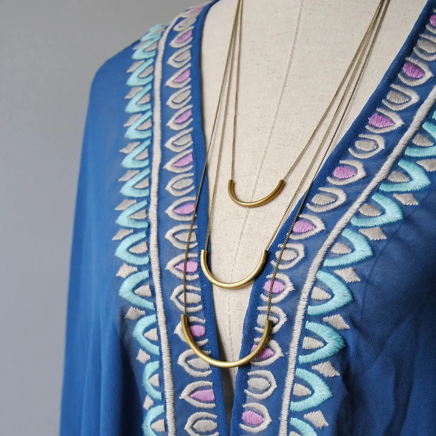 Medium Crescent Necklace