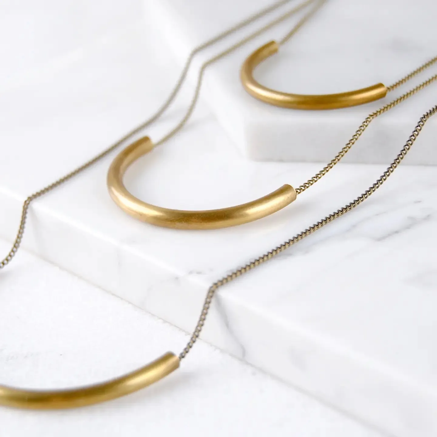 Medium Crescent Necklace