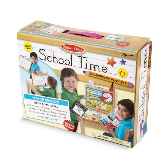 Melissa & Doug School Time! Classroom Play Set