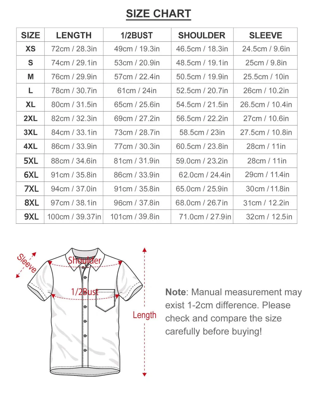 Men's Christmas Creative Pattern Short Sleeve Shirt