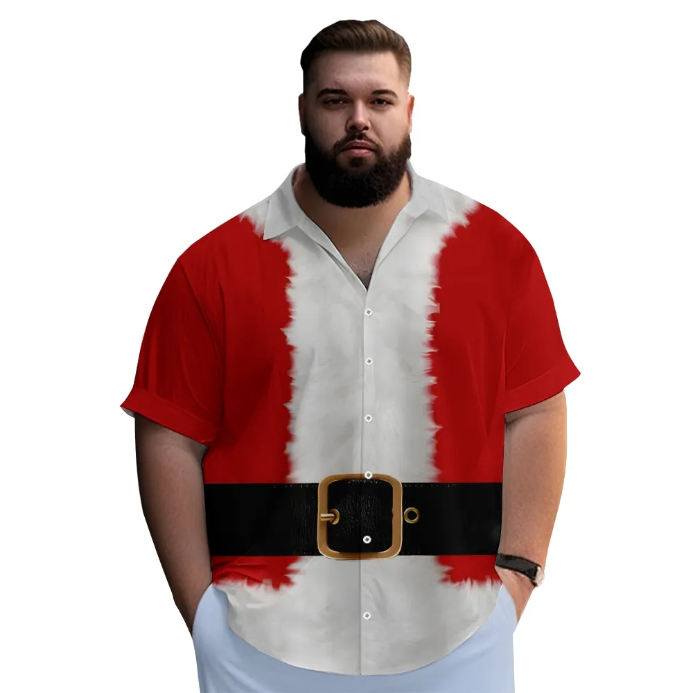 Men's Creative Design Christmas Short-Sleeved Shirt 2411006994
