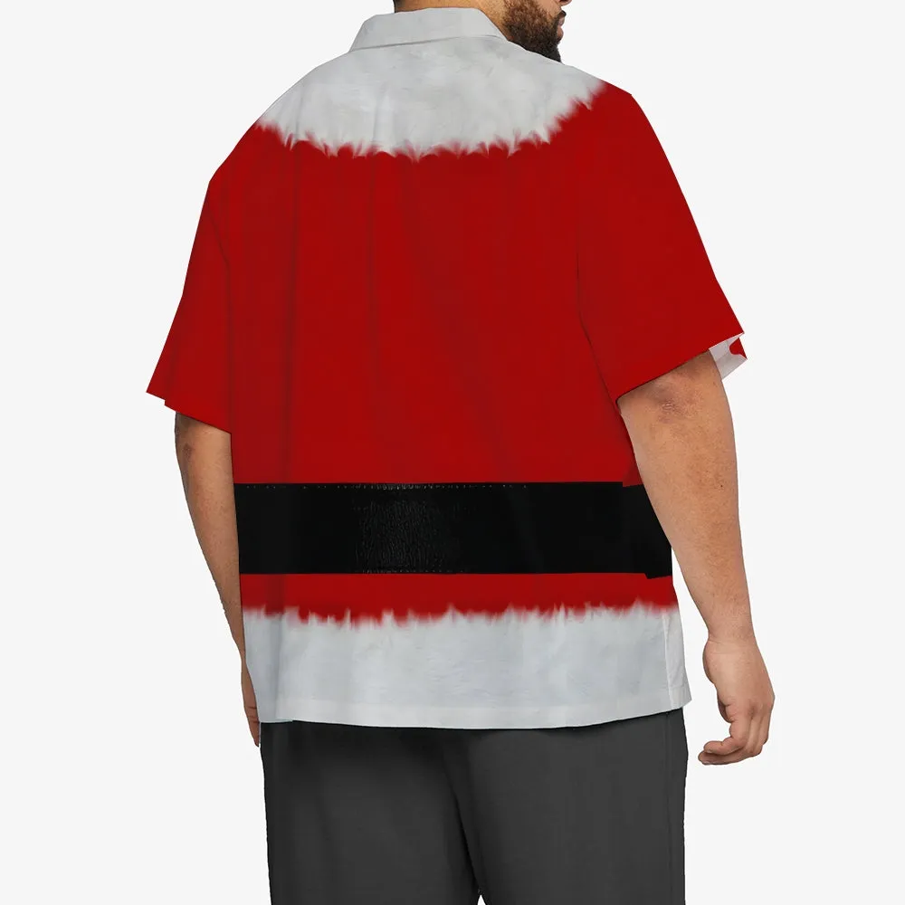 Men's Creative Design Christmas Short-Sleeved Shirt 2411006994