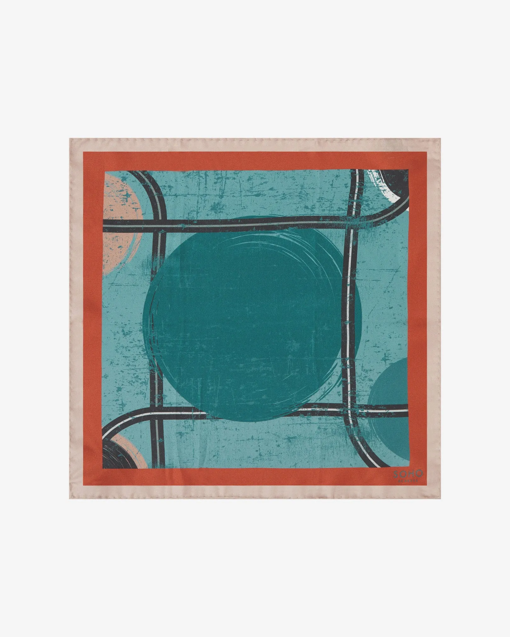 Men's Silk Pocket Square - The Trent