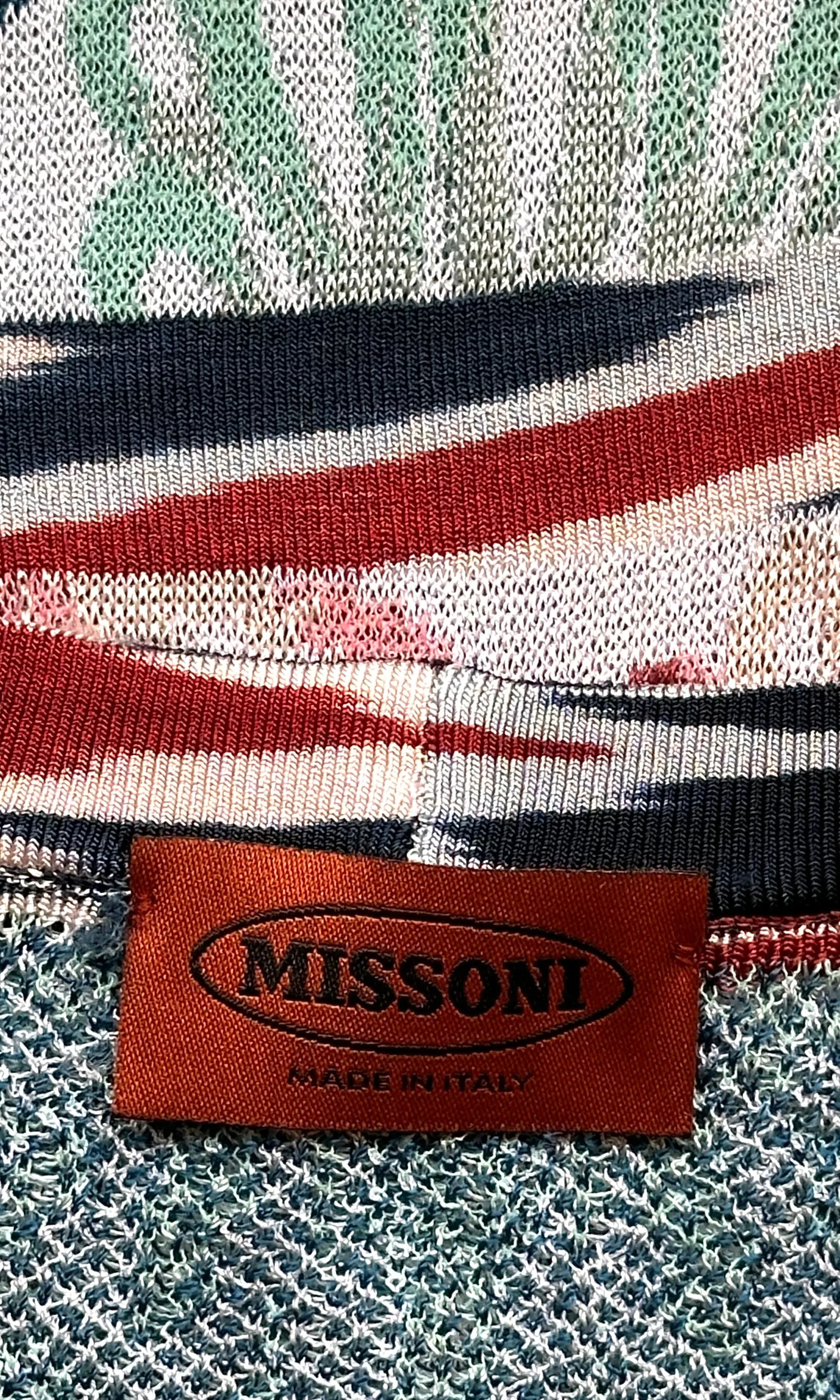 MISSONI 90s Jacquard Knit Sweater Set •Small
